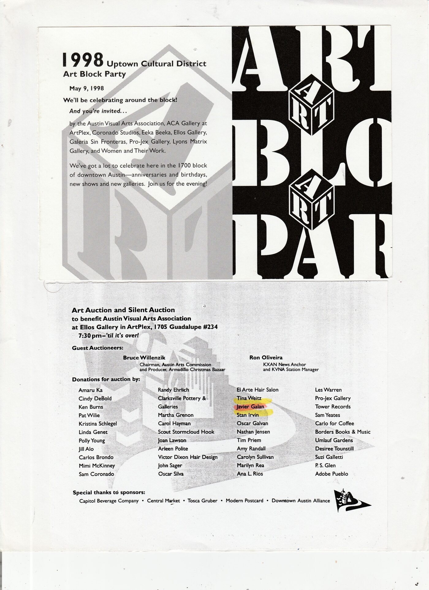 1998 — Uptown Cultural District Art Block Party